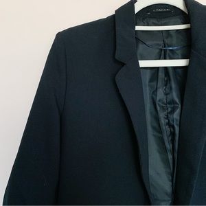 Tahari Womens Navy Blazer